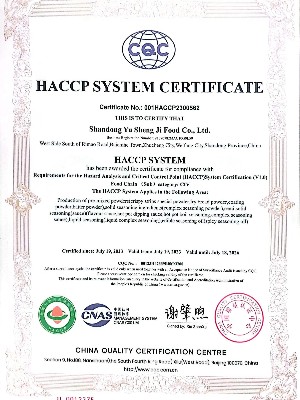 HACCP SYSTEM