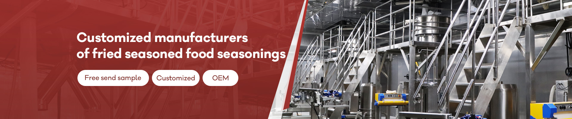 Manufacturer of compound seasonings for fried and prepared foods